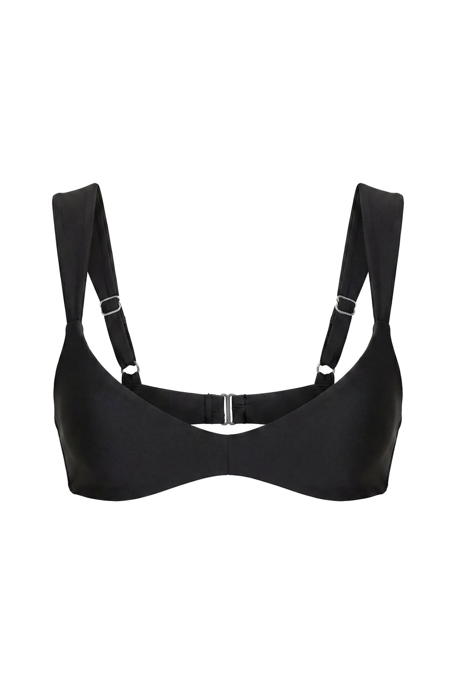 BRIDGET BALCONETTE TOP - BLACK