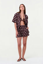 ADELAIDE SHORT - ESPRESSO IVORY POLKA DOT