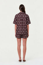 SONORA SHIRT - ESPRESSO IVORY POLKA DOT