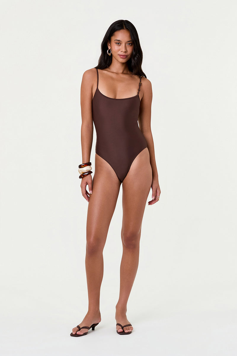 DIONE ONE PIECE SUIT - ESPRESSO