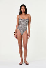 DIONE ONE PIECE SUIT - GRAPHIC ZEBRA
