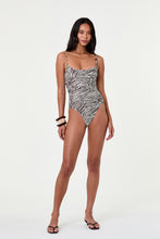 DIONE ONE PIECE SUIT - GRAPHIC ZEBRA