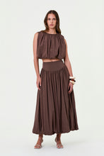 NADIRA TOP - CHOCOLATE