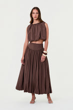 NADIRA TOP - CHOCOLATE