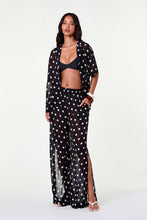LISE PANT - BLACK IVORY POLKA DOT