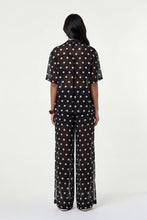 LISE PANT - BLACK IVORY POLKA DOT