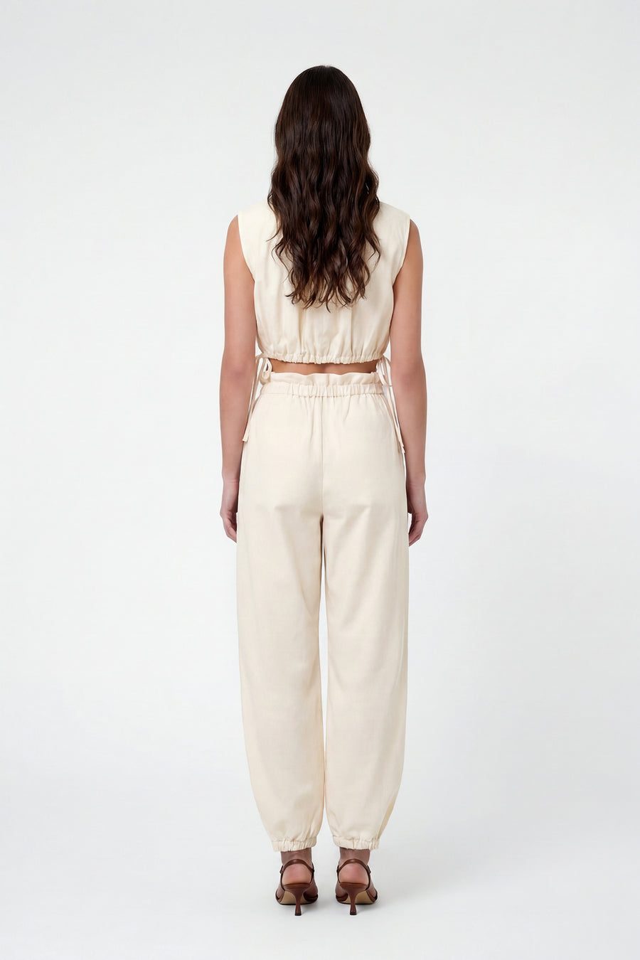 ELLEVINE PANT - CHALK