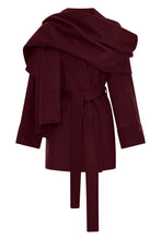 SANDY COAT - DARK PLUM