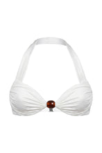 SIRENA HALTER BIKINI TOP - IVORY