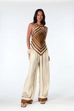 SKYE TOP - SPICE IVORY SCARF PRINT