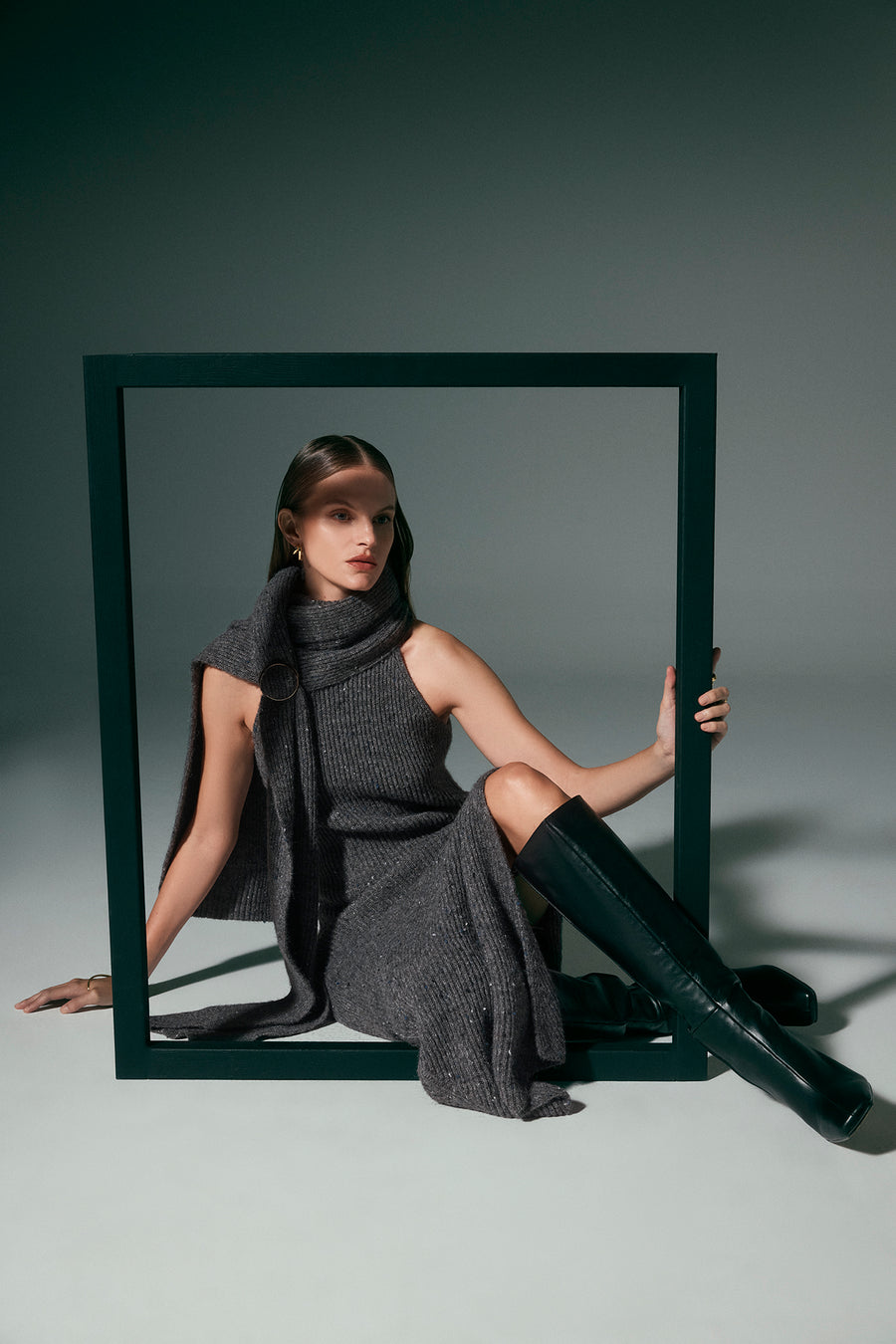 Kiandra Dress- Charcoal