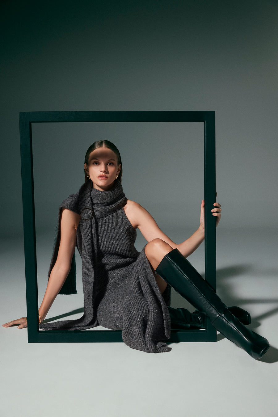 Kiandra Dress- Charcoal