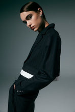 Delice Crop Blazer - Navy