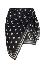 URSA MINI SARONG - BLACK IVORY POLKA DOT
