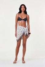 URSA MINI SARONG - IVORY BLACK POLKA DOT