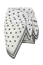 URSA MINI SARONG - IVORY BLACK POLKA DOT