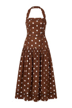 VIVIANNE DRESS - SPICE IVORY POLKA DOT