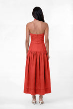 VIVIANNE DRESS - TOMATO