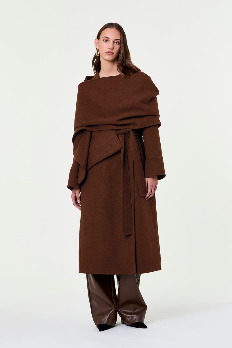 CANDICE COAT - CACAO