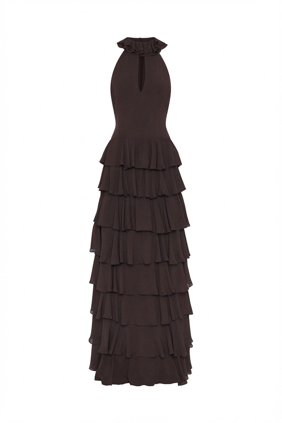 YASIRA DRESS - ESPRESSO