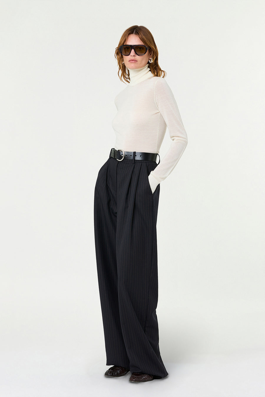 ZADIE ROLLNECK SWEATER - IVORY