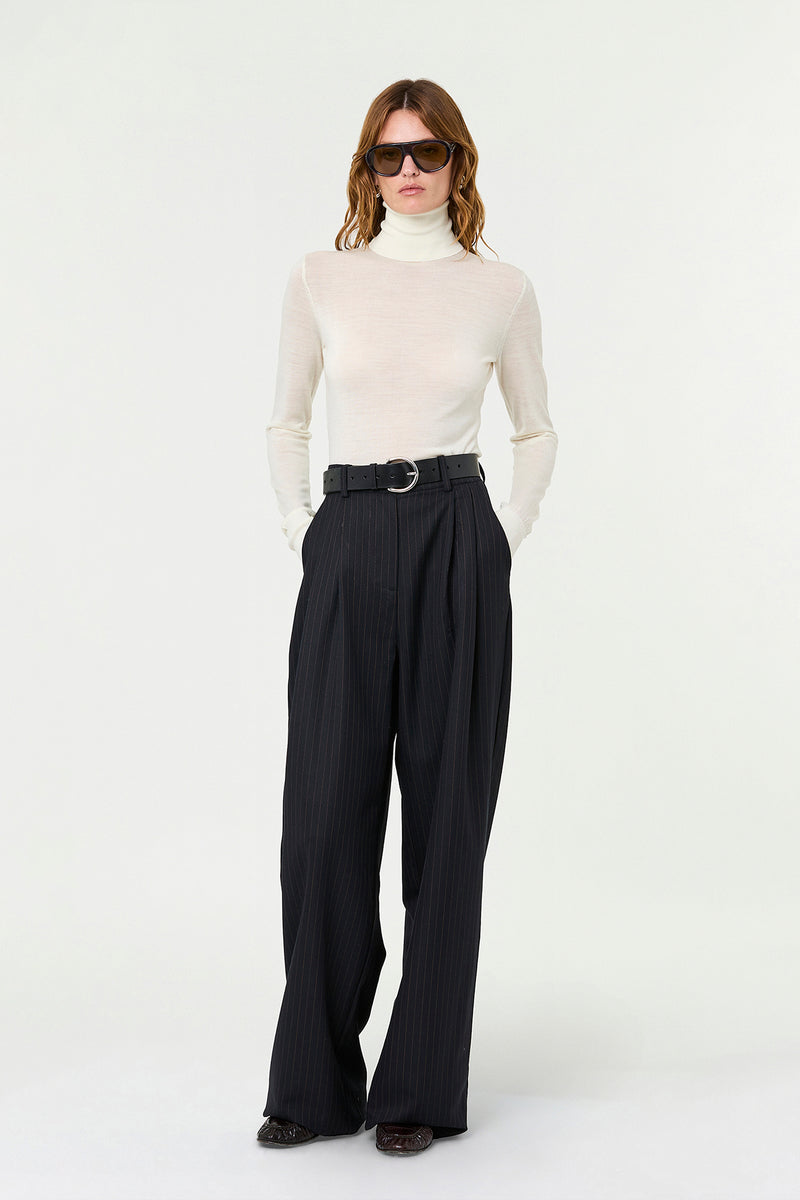 ZADIE ROLLNECK SWEATER - IVORY