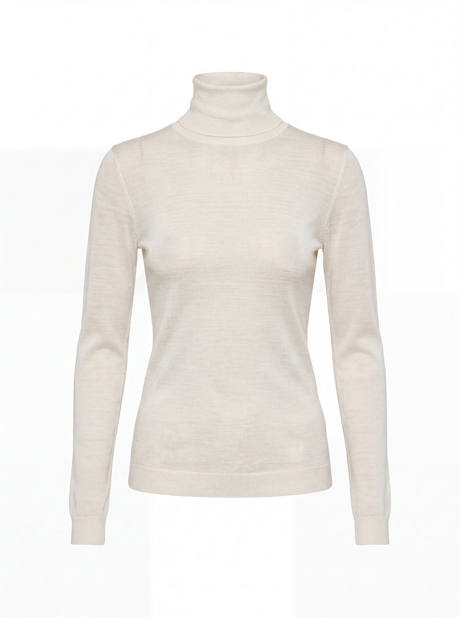 ZADIE ROLLNECK SWEATER - IVORY
