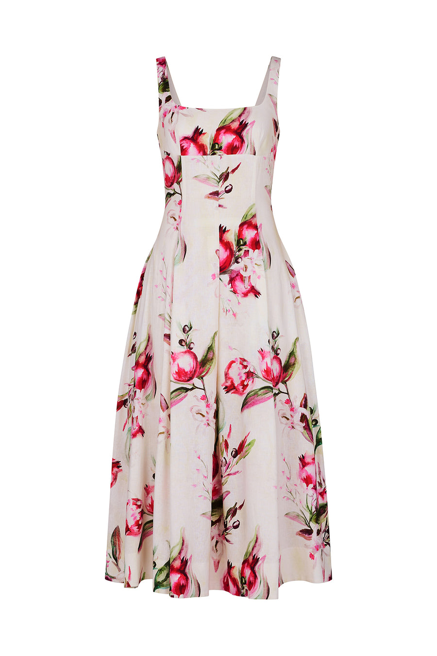 ALEXANDRA DRESS - NALA POMEGRANATE