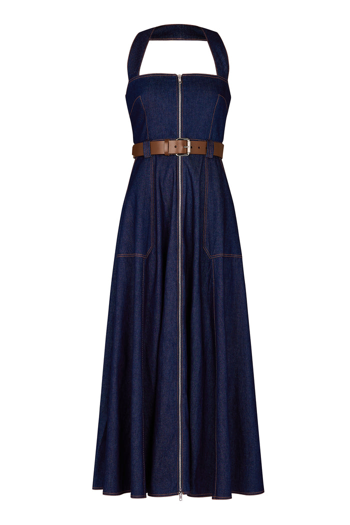 ANASTASIA DENIM DRESS - INDIGO – NICHOLAS
