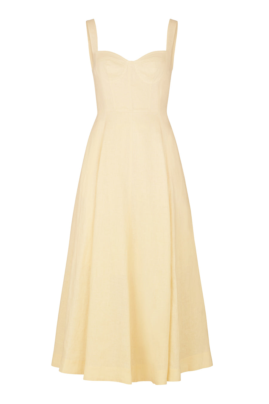 ANYA DRESS - CUSTARD