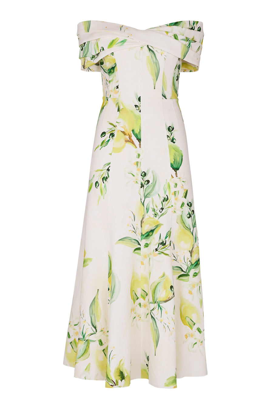 ARIANA DRESS - ANISA IVORY LEMON