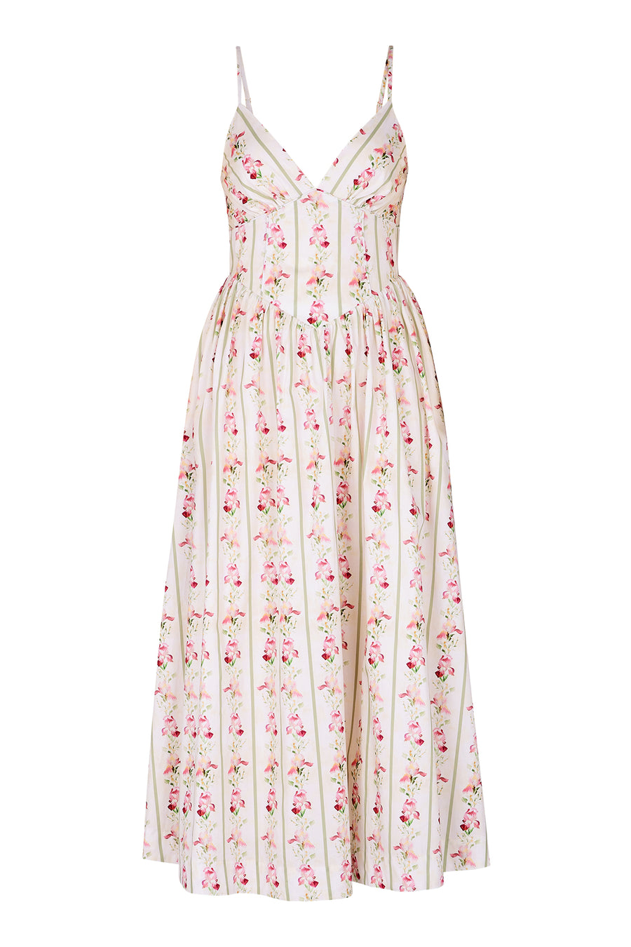BECKER DRESS - PALOMA FLORAL STRIPE