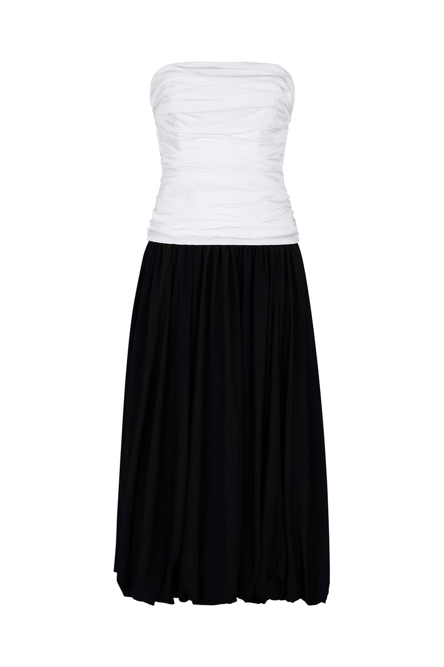 DESPINA DRESS - IVORY/BLACK