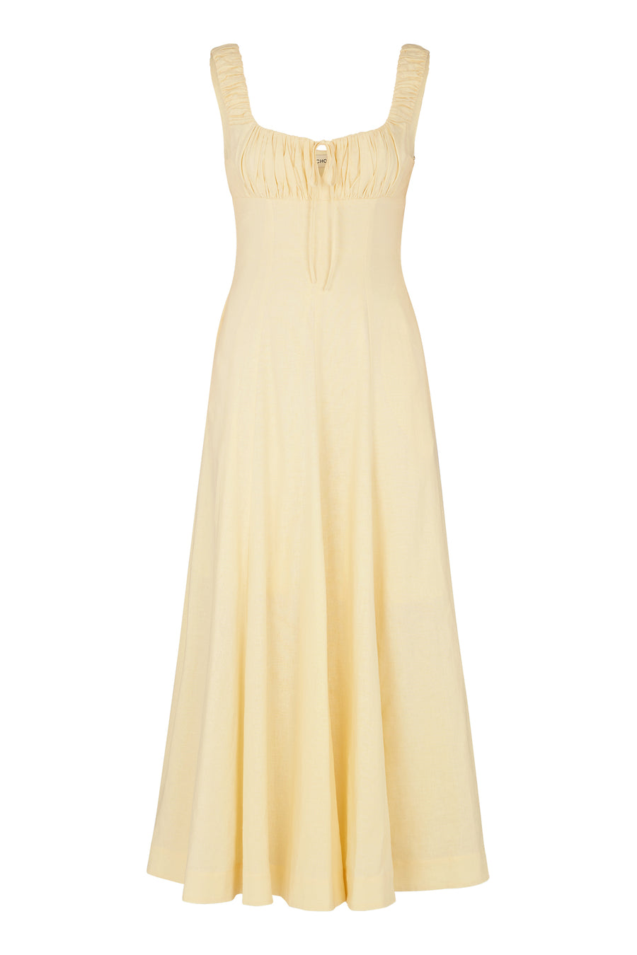 DINA DRESS - CUSTARD
