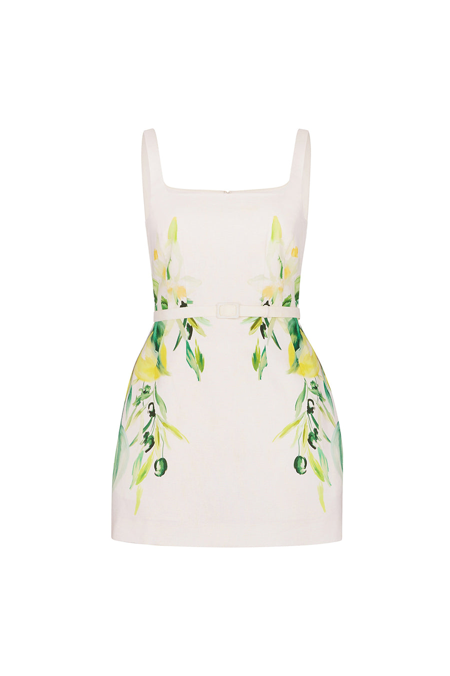 ELISSA DRESS - ANISA IVORY LEMON
