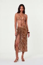 MALTA BIKINI TOP - ABSTRACT ANIMAL