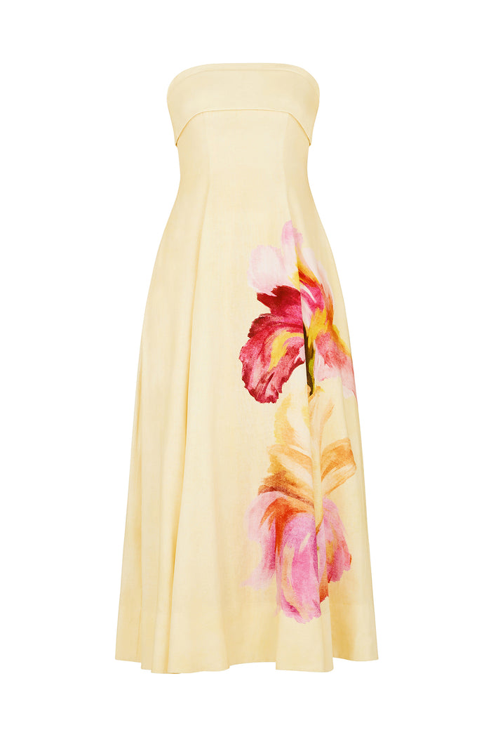 MELODY DRESS - LENIA BUTTER FLORAL – NICHOLAS