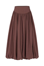 ZAIRA SKIRT - CHOCOLATE