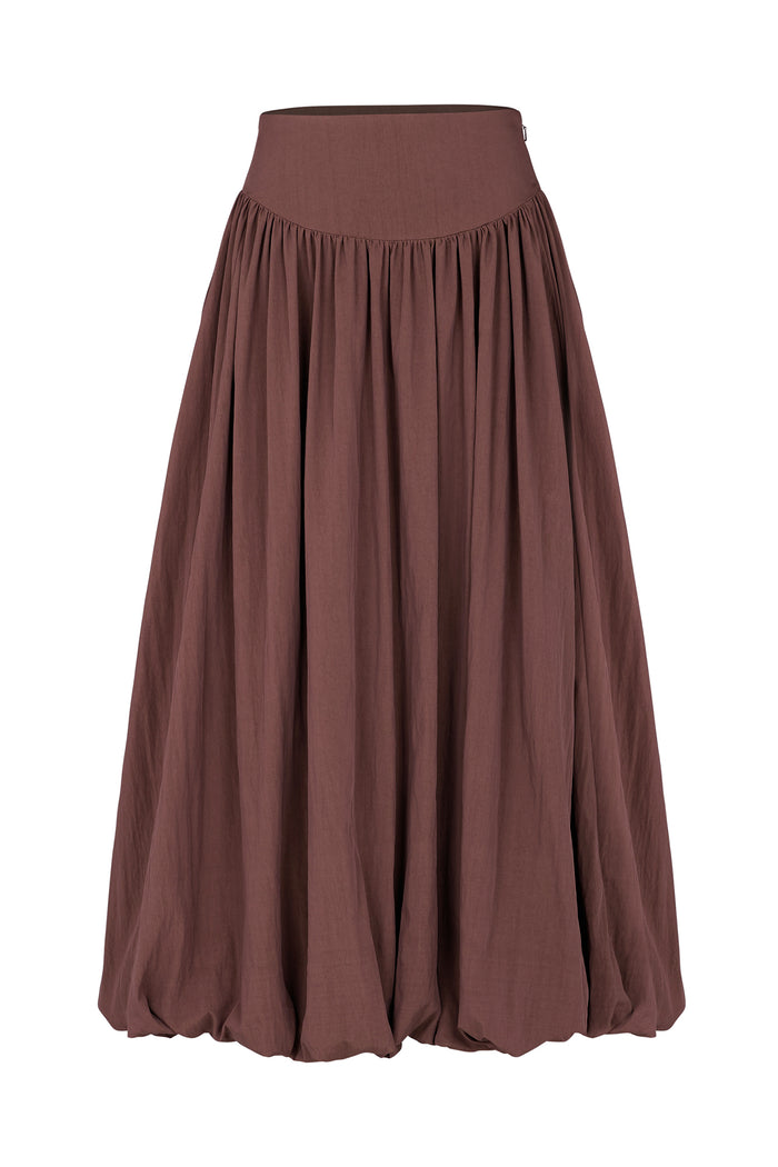 ZAIRA SKIRT - CHOCOLATE – NICHOLAS