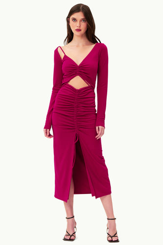 Shayla Dress - Magenta Pink