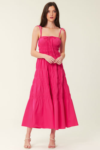 Halia Dress - Lipstick