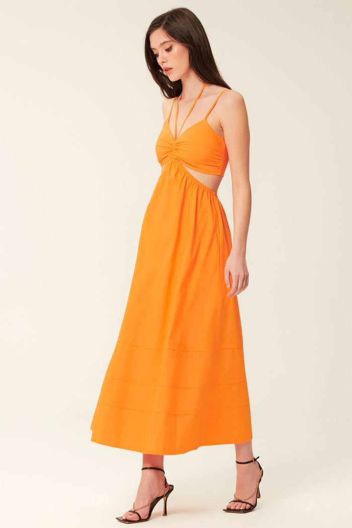Nicholas leopard shop drawstring dress