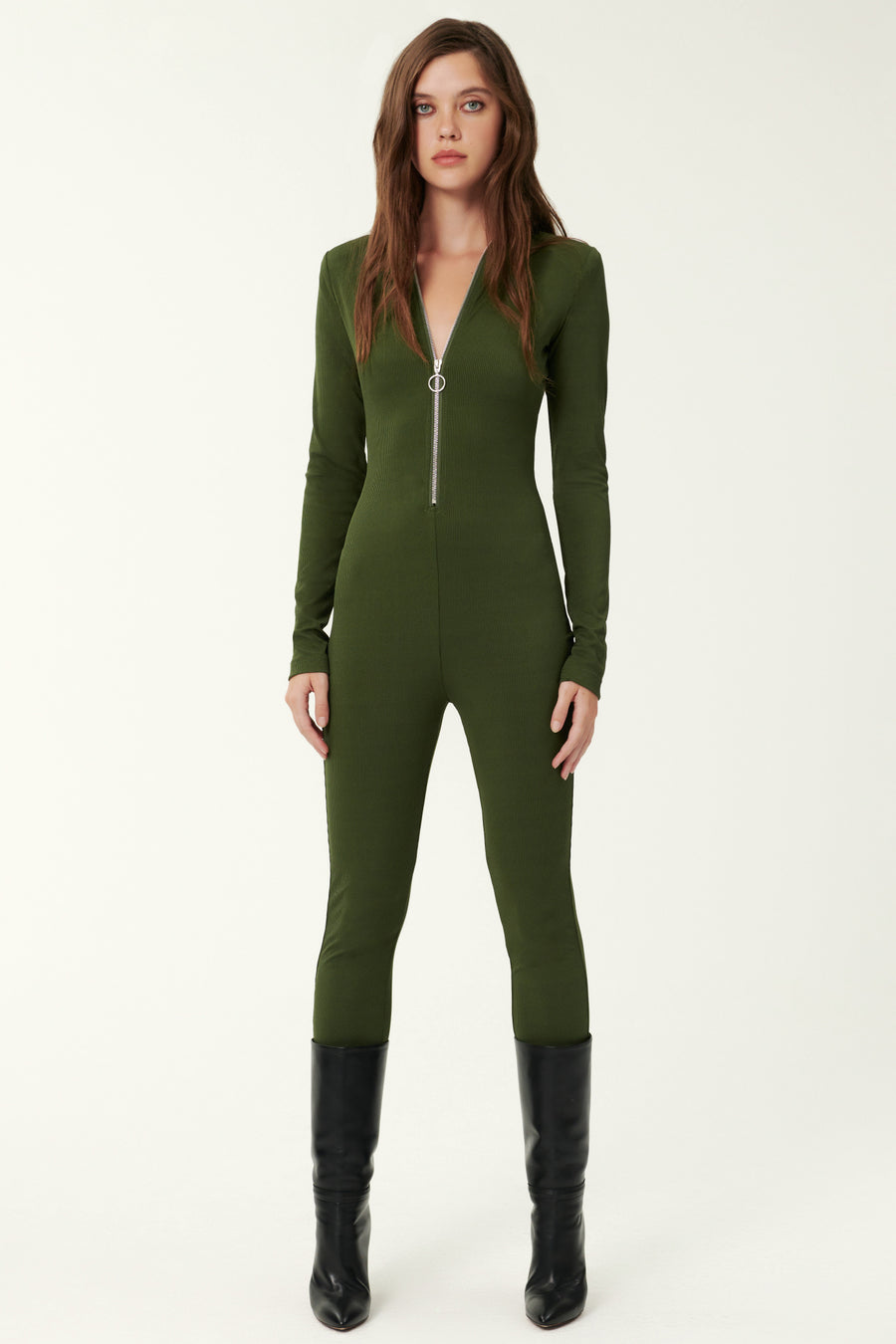 CYD RIB ONESIE - MOSS