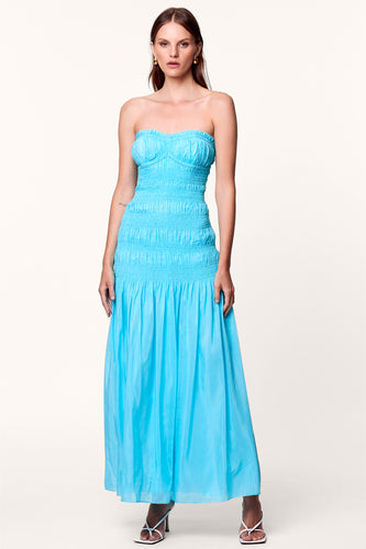 Kalli Dress - Clear Blue