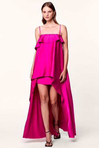 Lottie Dress - Electric Pink