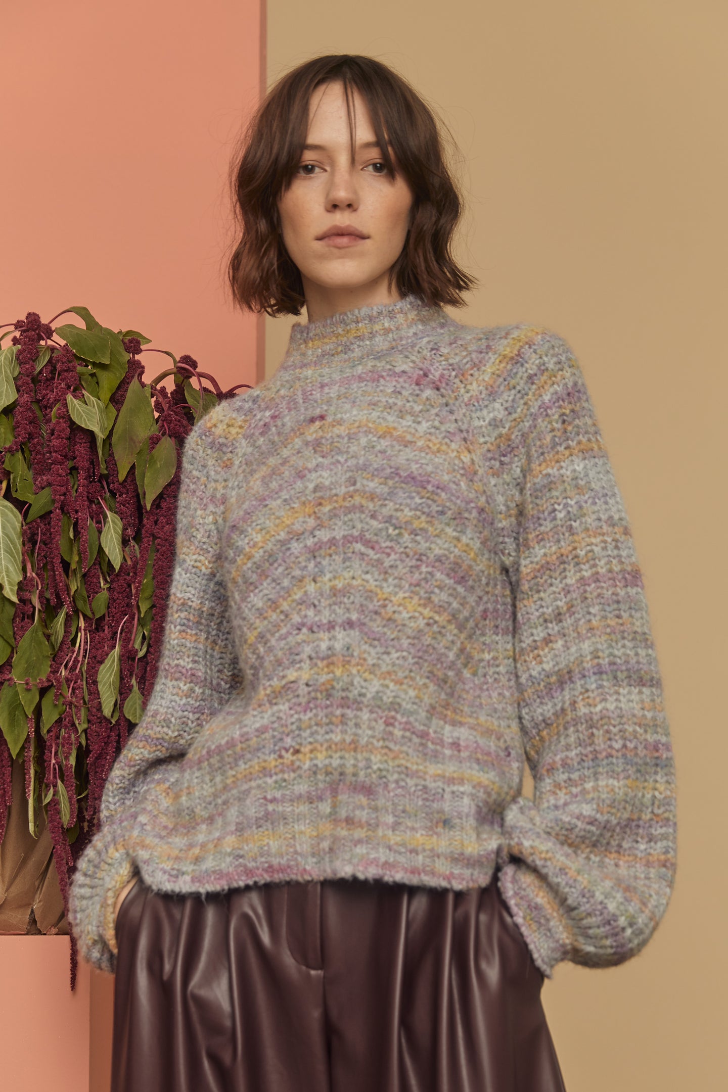 Maliya Sweater - Grey Multi
